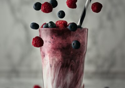 Smoothie con fresas