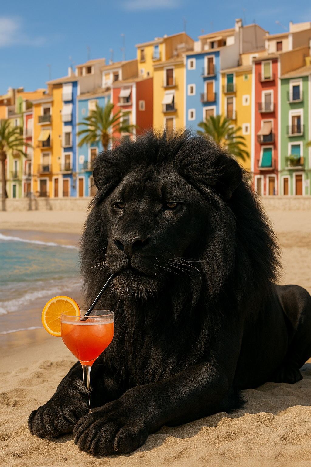 Logo of the Black Lion